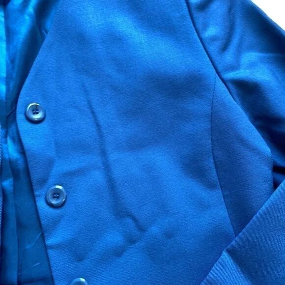 PENDLETON Dusty Blue Virgin Wool Jacket size 12 - Picture 3 of 6